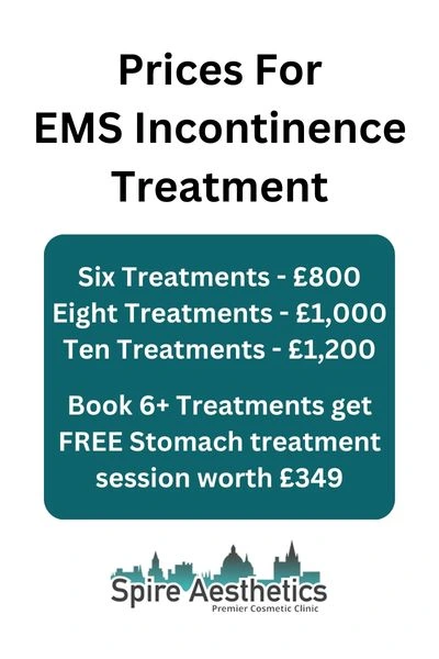 EMS Incontinence Treatment Prices Drumbrae
