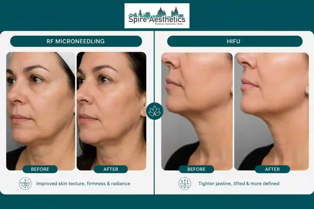 Can RF Microneedling and HIFU Be Combined Drumbrae?